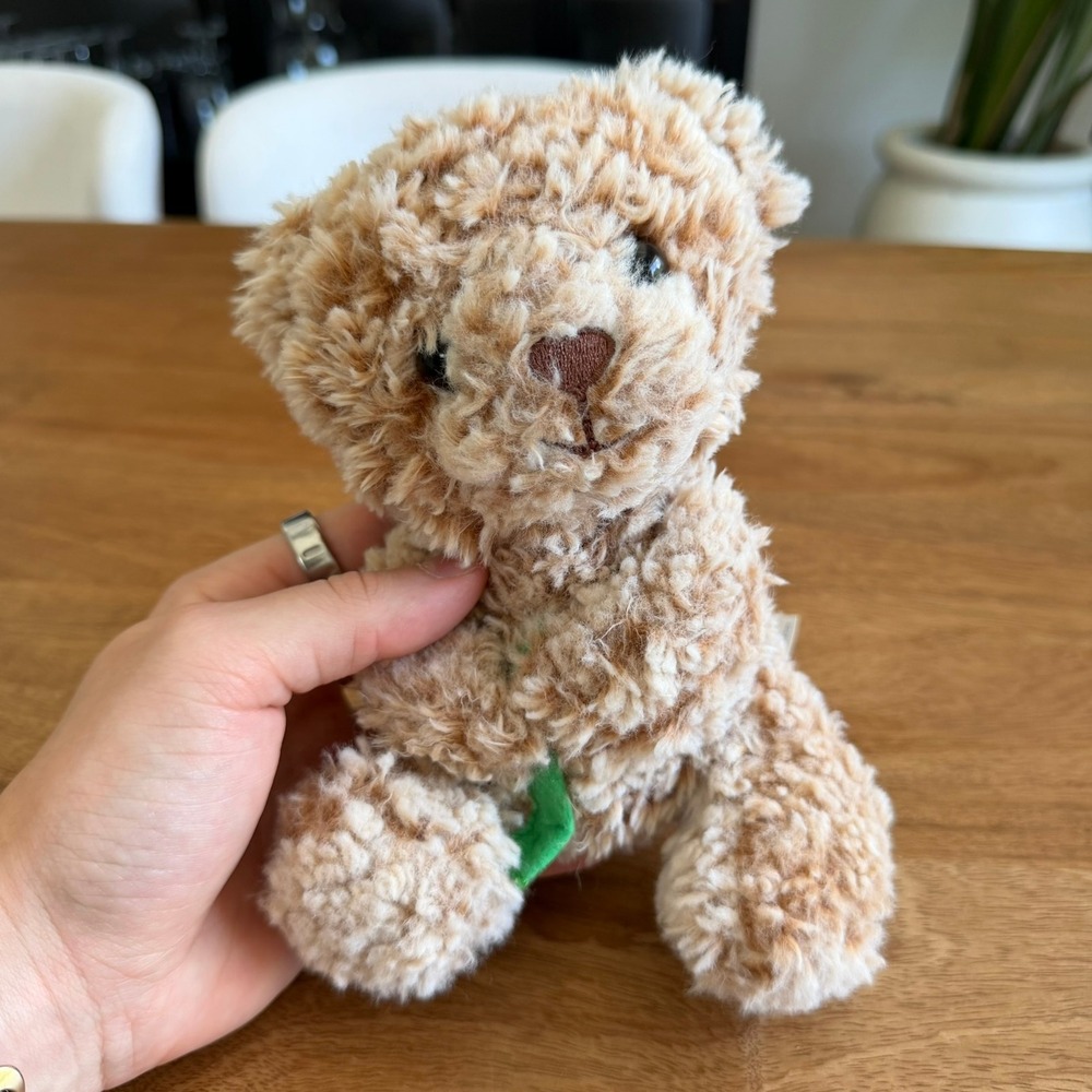 Walmart Small Brown Bear Plush 327164 Tan Sherpa Stuffed Animal Toy